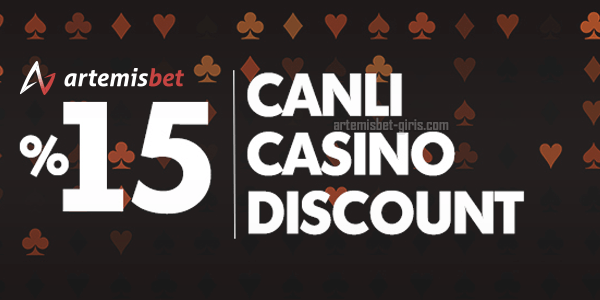 Artemisbet Canlı Casino Discount